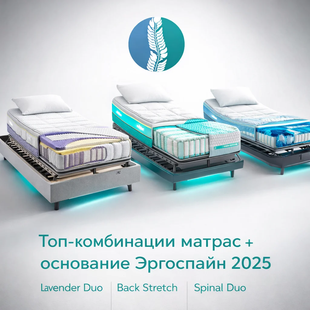 Топ-комбинации матрас + ортопедическое основание Materasso для максимальной эргономики сна