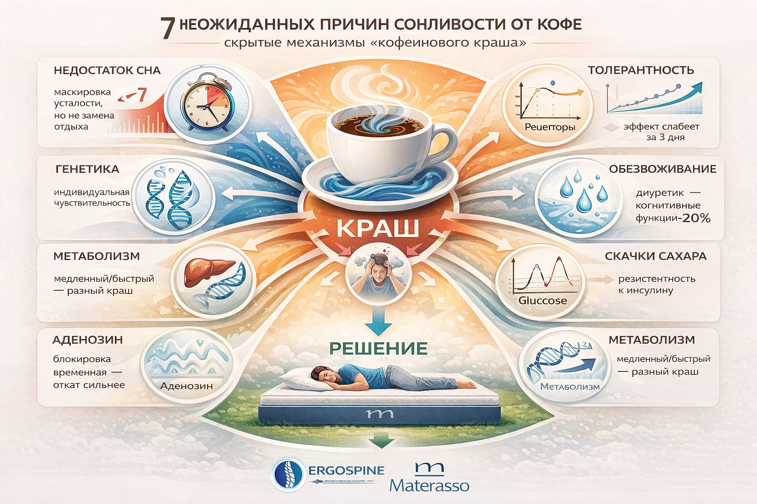 7 причин сонливости от кофе