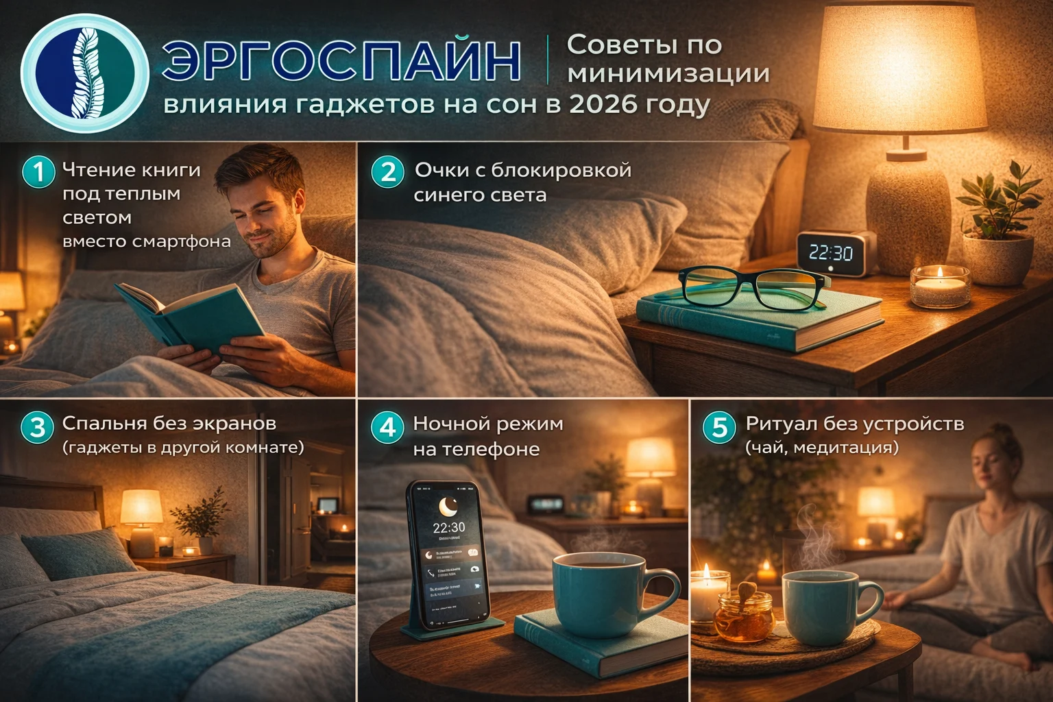 Советы по минимизации влияния гаджетов на сон — отказ от экранов перед сном и ночной режим