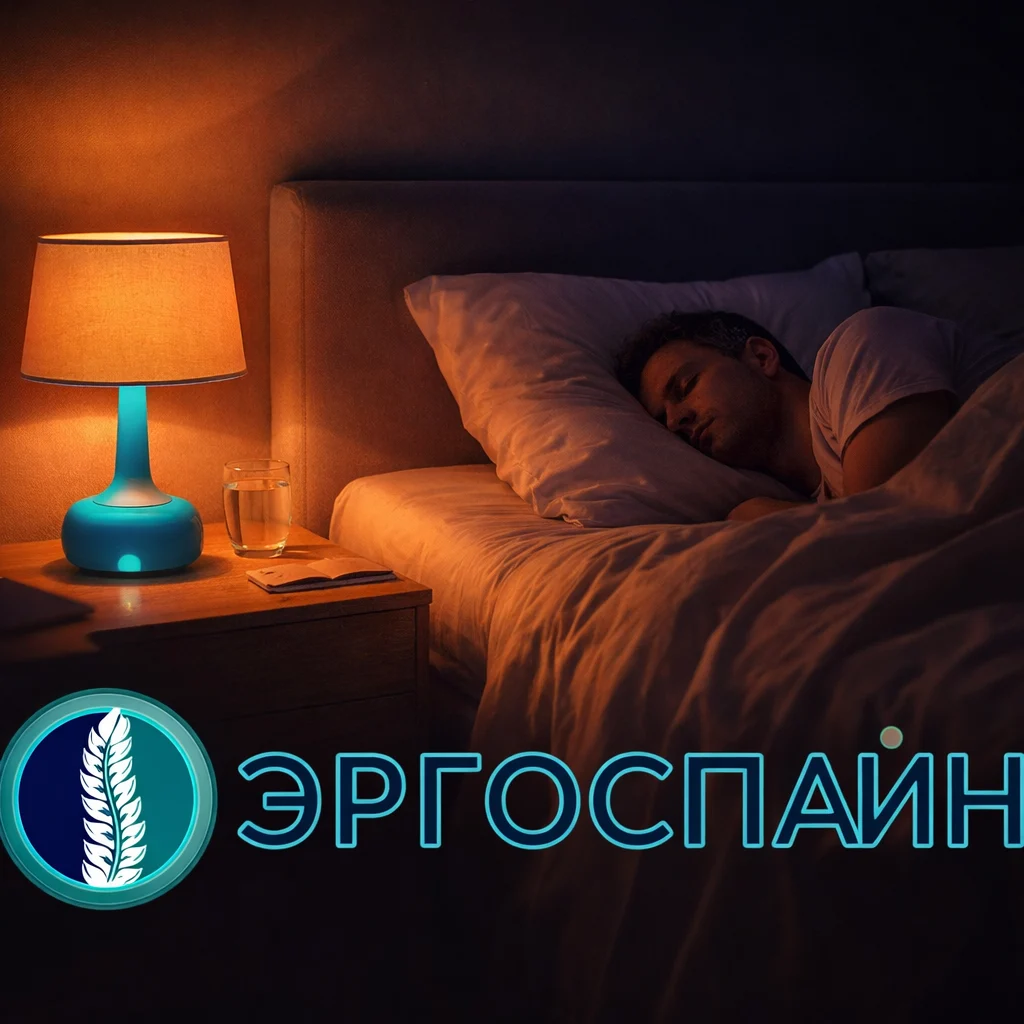 Мягкое освещение в спальне для релакса перед сном — ночник с тёплым светом