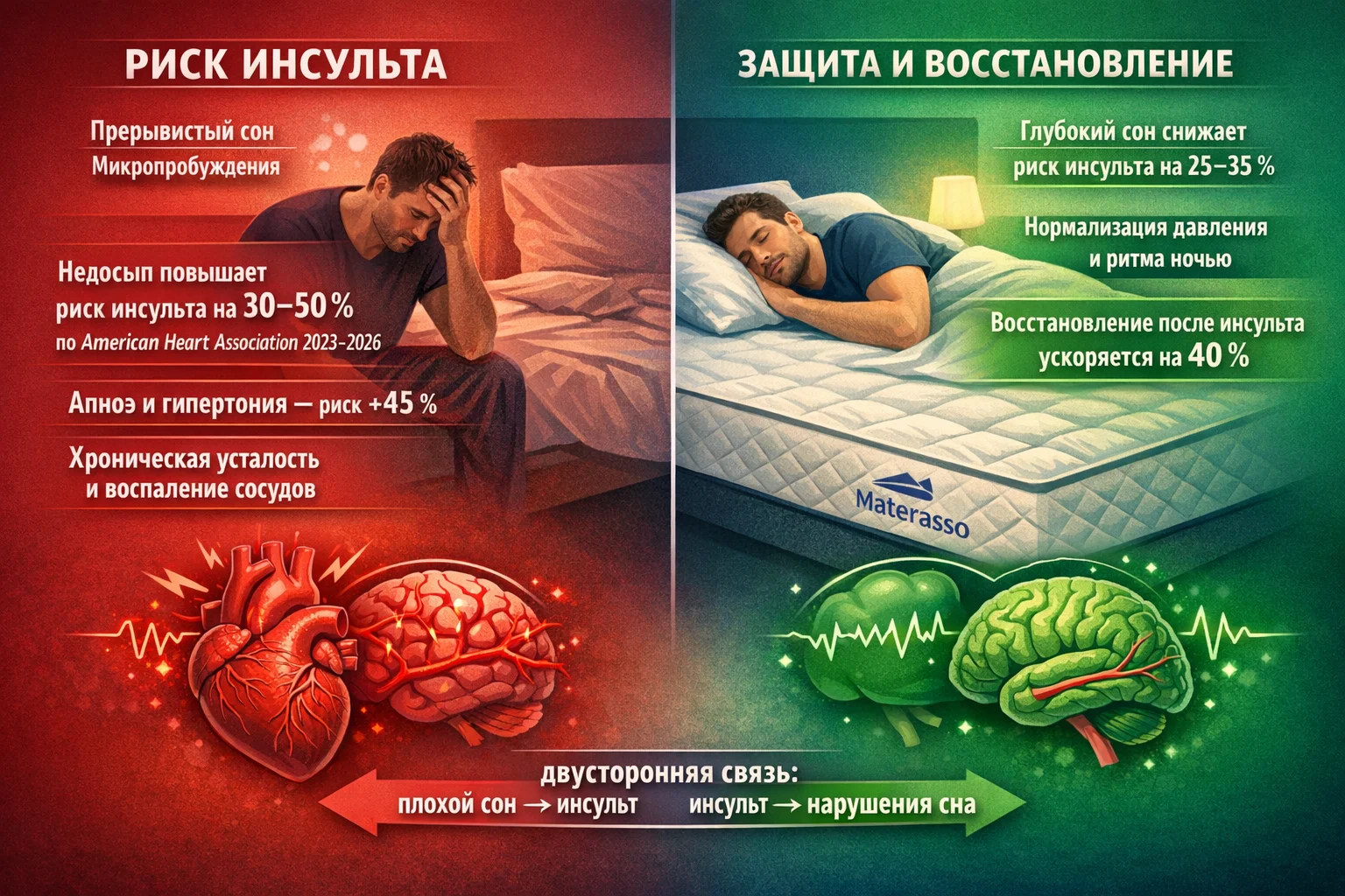 Инсульт и сон — двусторонняя связь