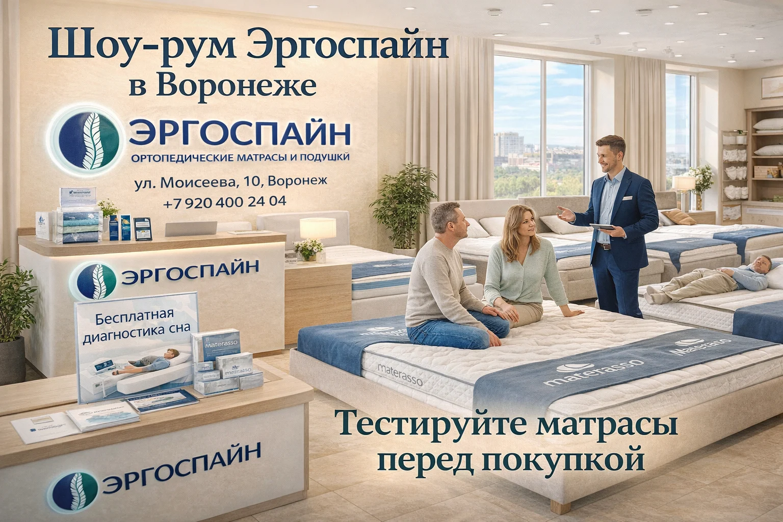 Шоу-рум Эргоспайн в Воронеже